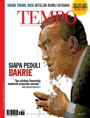 cover tempo tentang Bakrie by datatempo.com