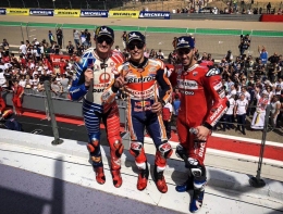 Honda dan Ducati happy di podium (dok.motogp.com)