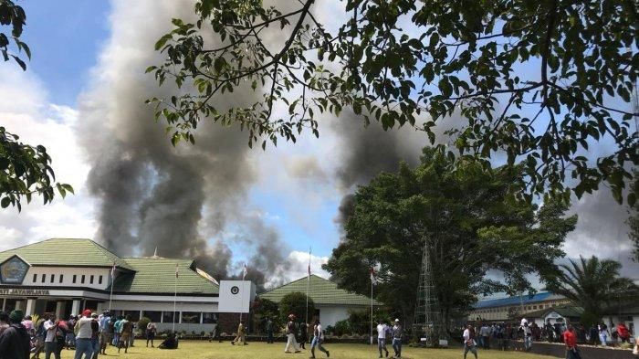 Wamena diberitakan rusuh | Tribunnews.com