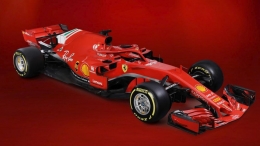 Ferrari SF71H yang mengaspal di F1 2018 (dok.F1.com)