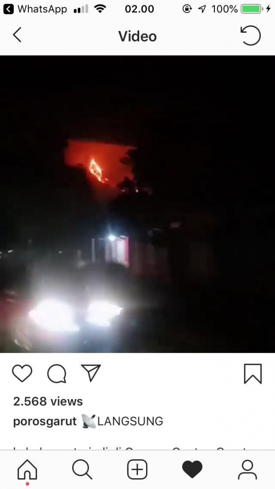 Tangkapan layar akun IG 