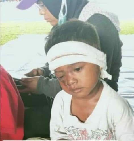 Dokpri ( Hasan bocah yang selamat dsri gempa di Ambon)