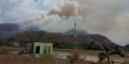 Spot Api di Perbukitan antara desa/pekon Wates dan Tambah Sari Kab Pringsewu Lampung, dokpri