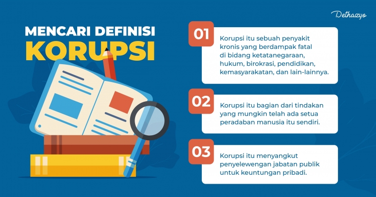 ragam defenisi korupsi/ dethazyo