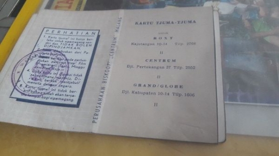 Tiket jaman dulu (dokpri)