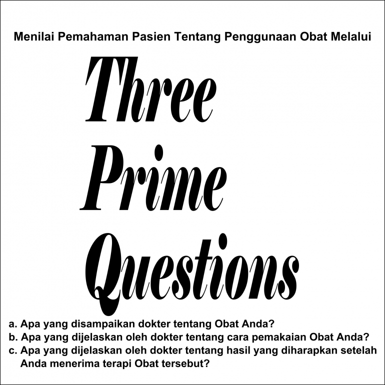 Prime Questions Jawablah Pertanyaan Tenaga Kefarmasian dengan Baik dan Benar (2 ...