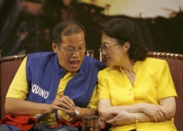 Aquino dan Benigno Aquino JR (Foto Reuter)
