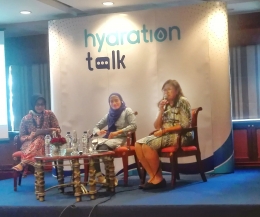 Acara Hydration Talk yang diselenggarakan Indonesian Hydration Working Group bersama Danone-AQUA (dokumentasi Himam Miladi)