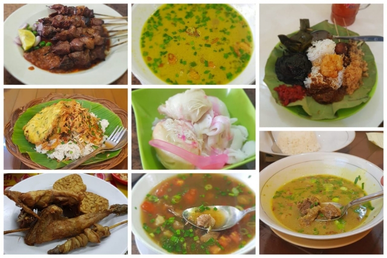Beberapa kuliner Cirebon (Dok. Pribadi)
