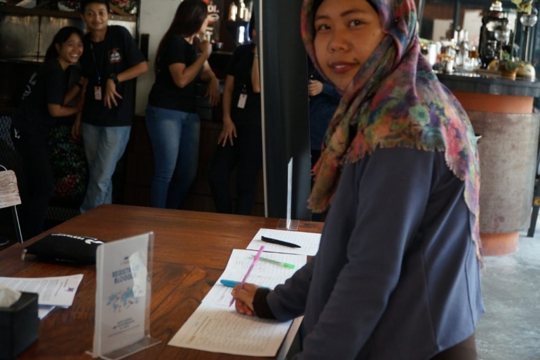 Mini GK hadir dalam JNE Kopiwriting Yogyakarta | dokpri