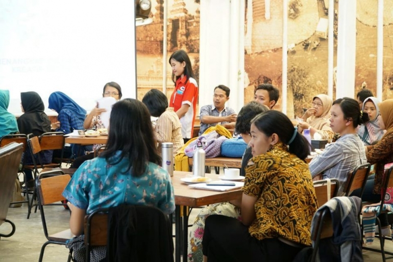 Suasana JNE Kopiwriting (Doc: Riana Dewie)