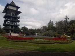 Menara di Taman Bunga Nusantara. Photo by Ari