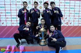 Membanggakan. Tim bulutangkis junior Indonesia akhirnya jadi juara dunia di Rusia. Tadi malam, Indonesia mengalahkan Tiongkok 3-1 di final yang bikin jantung dag dig dug/Foto: badmintonindonesia.org