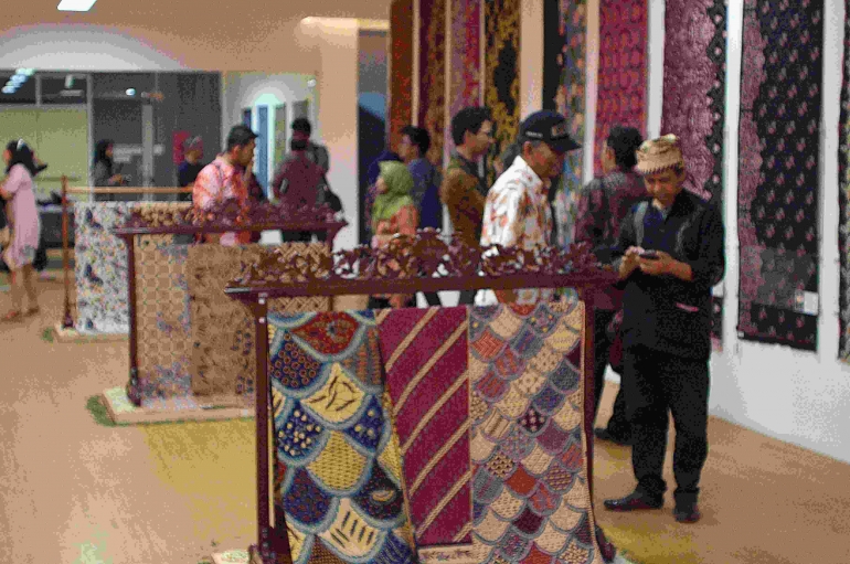 Suasana pameran batik. dokpri