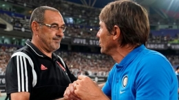 Sarri dan Conte | Foto: Virgilio Sport/inews.id