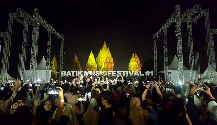 Batik Music Festival di Candi Prambanan pada Sabtu, 5 Oktober 2019 (dok. pri).
