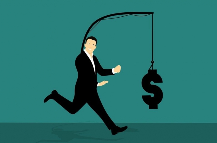 ilustrasi mengejar gaji. (Sumber Foto: Pixabay.com)
