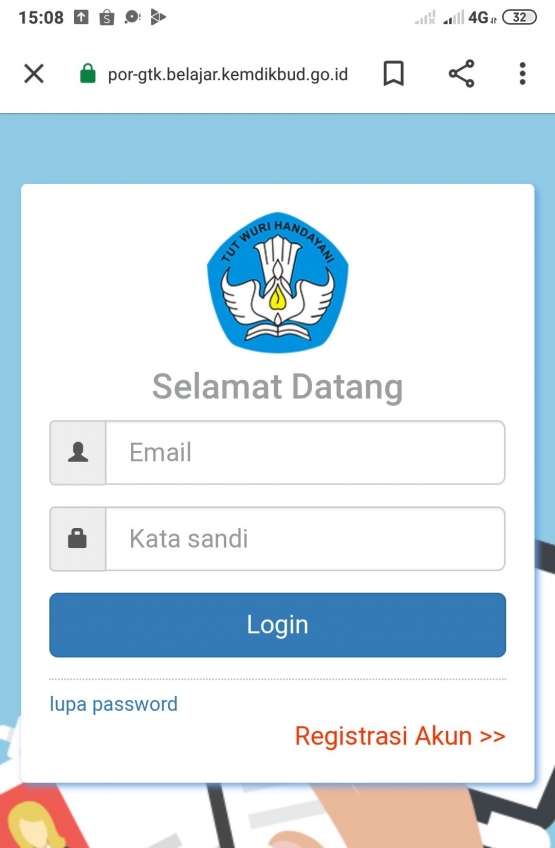 Tangkapan layar pribadi