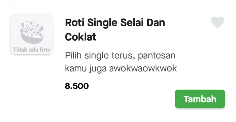 Siapa bernyali pesan Roti Bakar Usrock ini? (dok. pri).