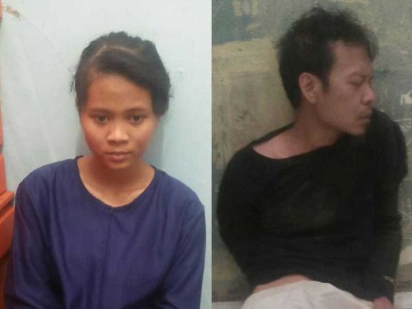 Dua orang terduga pelaku penyerangan Wiranto/Dok Polres Pandeglang