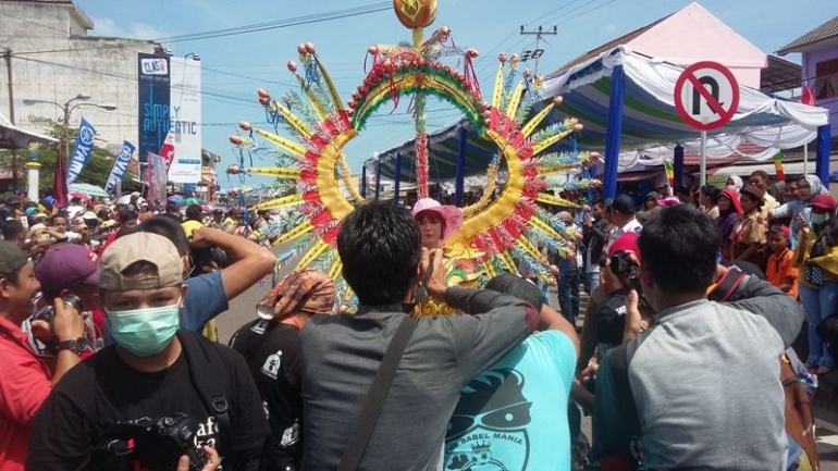 karnaval pada Festival Toboali City On Fire (TCOF) Bangka Belitung (foto:agusyaman)