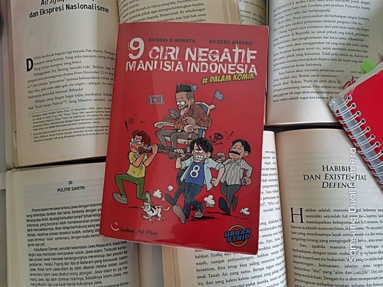 Komik '9 Ciri Negatif Manusia Indonesia' (dokumentasi pribadi)