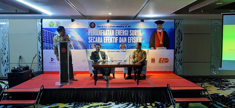 Panelis Engineering Talk IKATM USU : Dr. Ir. Manerep Pasaribu, MM, Prof Dr.Eng Himsar Ambarita, Laurensius Silalahi ST., MT (foto: Edrol70)