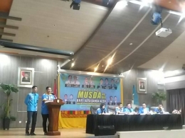 Laporan Afdhal Khalilullah Mukhlis Ketua KNPI Banda Aceh Periode 2016-2019