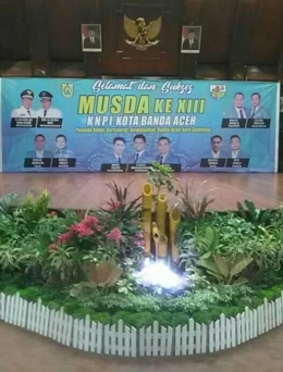 Spanduk MUSDA XIII KNPI Banda Aceh