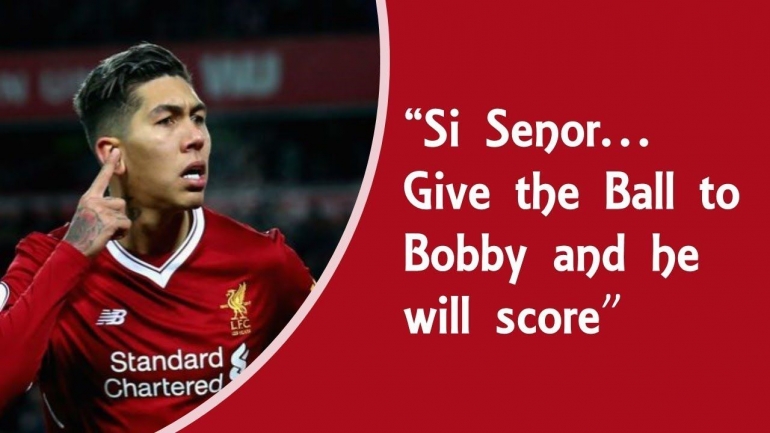 Roberto Firmino, sosok sentral dalam permainan Liverpool, sumber: tommyharris.co.uk