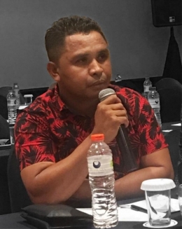 Ketua Bawaslu Maluku Barat Daya (Jemris PH Yonas)
