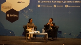 Nufransa Wira Sakti, Kepala Biro Komunikasi dan Layanan Informasi Kementerian Keuangan Republik Indonesia berbicara mengenai Managing Digital Customer | Dokpri