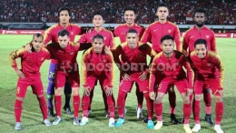Starting line-up di laga menjamu Vietnam (15/10) di Stadion I Wayan Dipta, Bali. (Indosport.com)
