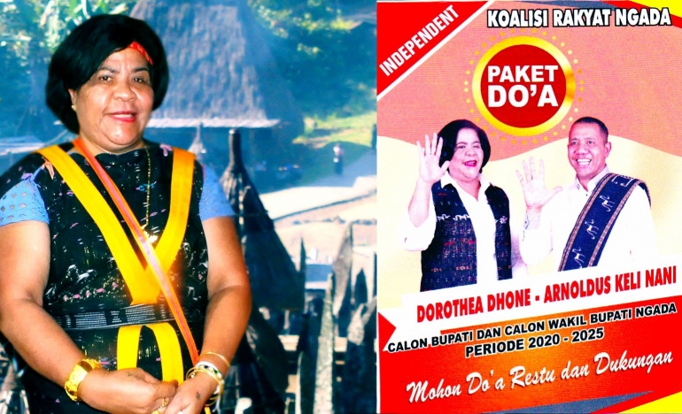 Dorothea Dhone, calon bupati Ngada periode 2020-2025