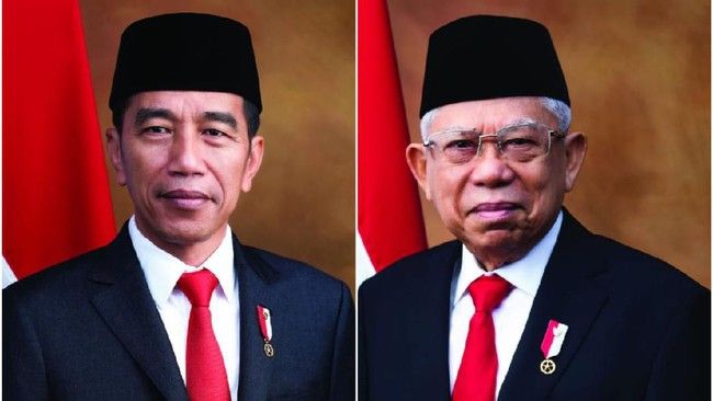 Presiden RI Joko Widodo dan Wapres RI Maruf Amin | Dokumen Detiknews/Setneg