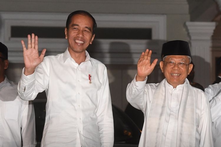 Usai dilantik sebagai Presiden dan Wakil Presiden, Jokowi dan Ma'ruf Amin dikabarkan akan segera mengumumkan susunan kabinet| Sumber: Antara Foto/Akbar Nugroho Gumay