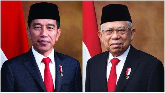 Presiden-Wakil Presiden RI Joko Widodo (Jokowi)-Ma'ruf Amin (Sumber: dokumen  Setneg.go.id via CNN Indonesia)