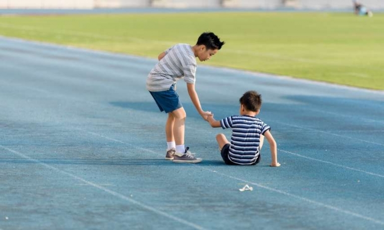 Ilustrasi anak sportif (Sumber: parenting.orami.co.id)