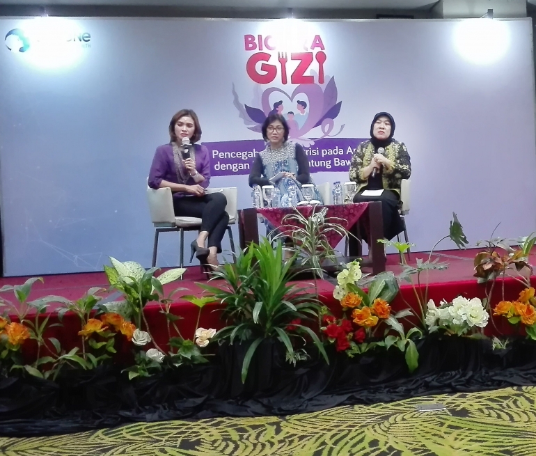 Acara Bicara Gizi yang diselenggarakan Nutricia Sarihusada di Hotel Savana, Kota Malang (dokpri)