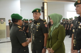 Prosesi pengantar tugas Kolonel Inf Rudy Saladin | Dokpri