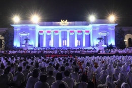Istana Merdeka, Jakarta (sumber: Kompas.com - Antara Foto / Wahyu Putro A.)