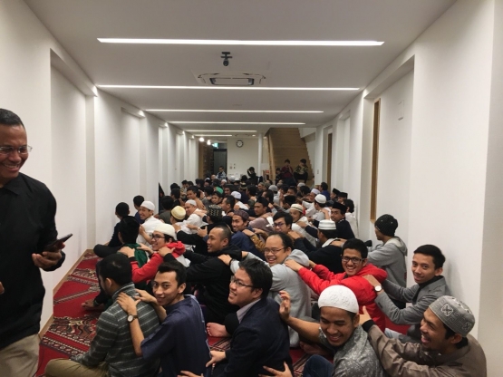 Suasana kajian ahad subuh di MIT (dok. Pribadi)