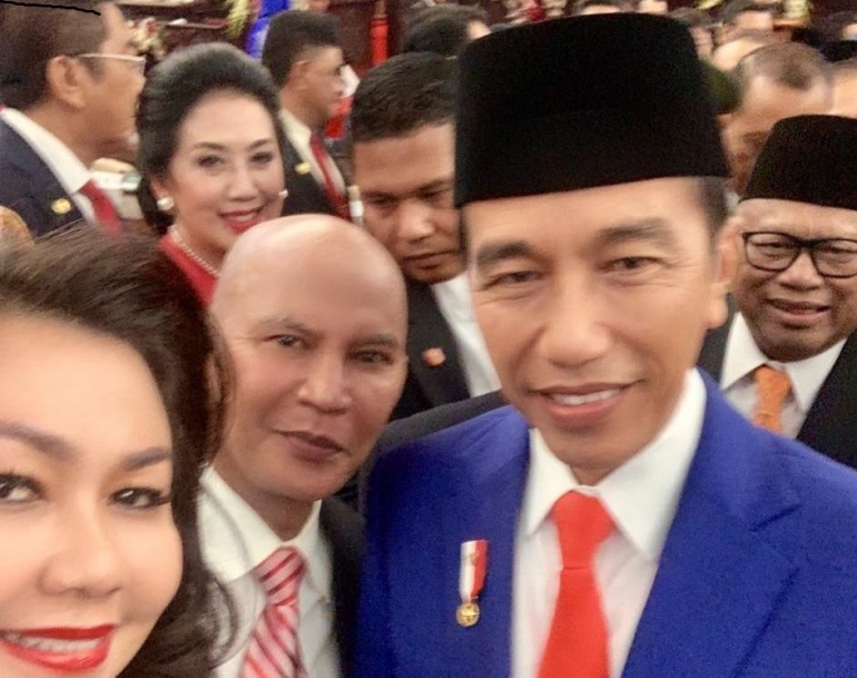 MH. Said Abdullah Anggota DPR dan Ketua Bidang Ekonomi DPP PDIP 2019-2024 bersama Presiden Joko Widodo|dokpri