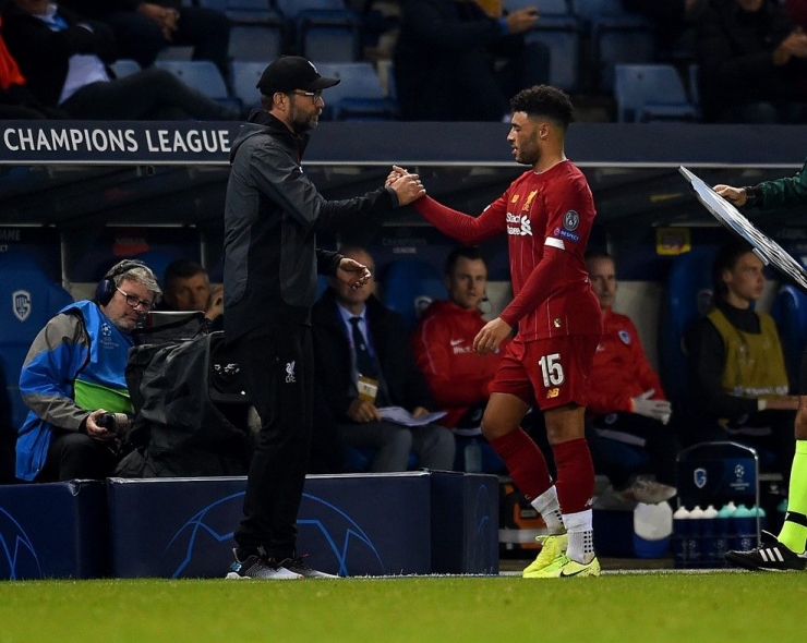 Klopp dan Chamberlain (Foto Getty Images) 