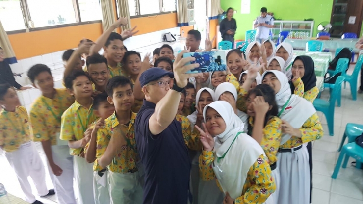 Wakil Bupati Berau selfie bersama peserta pelatihan/Dokpri