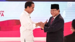 Jokowi dan Prabowo Mesra Lagi (https://www.liputan6.com/pilpres/read/3944399/beda-tanggapan-jokowi-dan-prabowo-usai-lihat-hasil-quick-count-sementara)