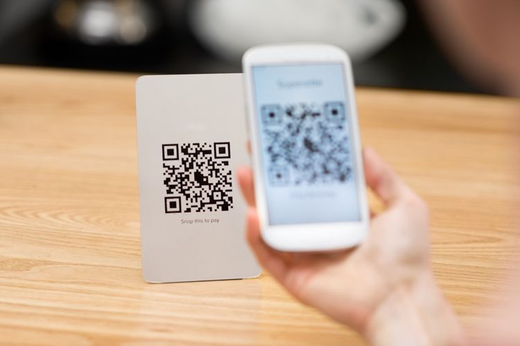 Ilustrasi QR Code(Getty Images/iStockphoto) via kompas.com