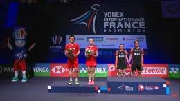 Praveen Jordan/Melati Daeva Oktavianti, juara French Open 2019. (Foto:BWF)