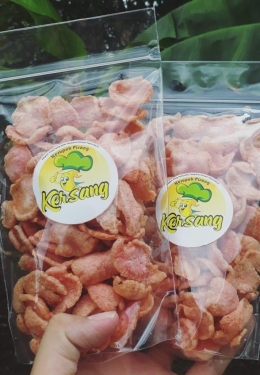 Produk Inovasi kerupuk pisang Tim KKN UNNES Desa Sidokare