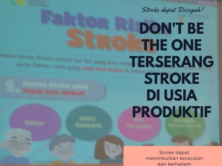 Stroke dapat dicegah dengan menghindari faktor risiko (dok.windhu)